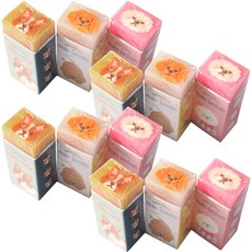 2Youngdesign 亮點四角橡皮擦 小狗, 隨機發貨, 12個