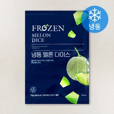 오트리 멜론 다이스 (냉동), 1개, 1kg