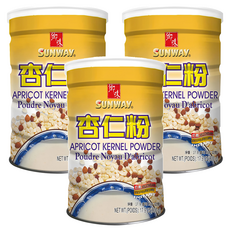 SUNWAY 鄉味杏仁粉 健康營養 口感細膩, 500g, 3罐