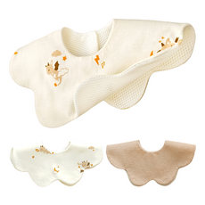 이키 메쉬 롤링턱받이 3종 세트, E세트(용, 용, 베이지), 1세트