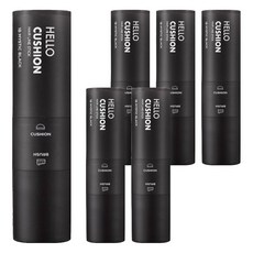 mise en scene 魅尚萱 Hello氣墊髮際線修飾棒, 6個, 1B神秘黑