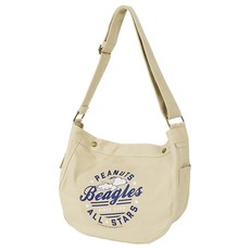 Kiiwi O Snoopy 休閒帆布隨身兩用包, 31 x 16 x 29cm, 卡其色