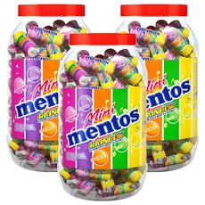 mentos 曼陀珠 曼陀珠 桶裝, 1kg, 3罐