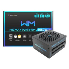 MiCRONiCS WIZMAX 80PLUS PLATINUM全模組ATX 3.0 PCIE5 1050W MWM1050PTF12F