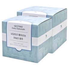 Neotree 可水洗每日衛生抹布, 2個, 50入