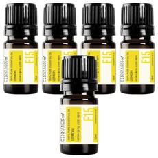시나몬이오 아로마 에센셜 오일 E15, 레몬, 10ml, 5개
