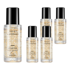 미샤 모이스트 레이어링 스타터 메이크업베이스 30ml, 골드 토핑, 5개