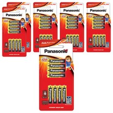 파나소닉 알카라인 AAA 건전지, 8개입, 6개