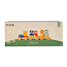 Trixie 寶寶木玩積木列車 18個月以上適用, 1盒