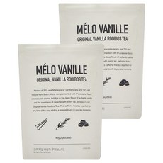 MELO VANILLE 原味香草南非國寶茶 零咖啡因, 2g, 20包, 2袋