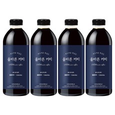 正直咖啡 哥倫比亞冷萃咖啡原液, 1L, 1入, 4個