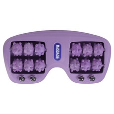 대한 미니 발바닥 마사지 발 지압 풋 마사지 롤러, 퍼플, 1개