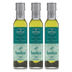 올리타리아 바질 올리브오일, 250ml, 3개