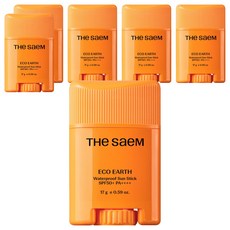 더샘 에코 어스 워터프루프 선 스틱 SPF50+ PA++++, 17g, 6개