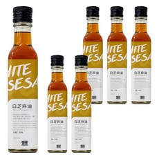 東和製油 白芝麻油 遵循古法製成 冷壓初榨工法 保留完整營養 香氣四溢, 250ml, 6瓶