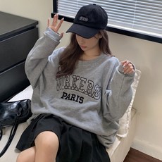 주디앤 워커 오버핏 긴팔 맨투맨