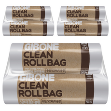 기본에 크린롤백 중형 500매 + 대형 500매, 6개