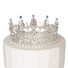 多用途皇冠裝飾品 珍珠, Pearl, 1入