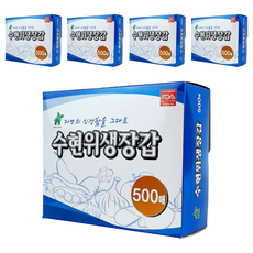 GreenHouse 그린하우스 수현위생장갑 500매, 5개