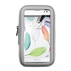 NOTECASE 自行車智慧手機保護套 NB-001S, 銀, 1個