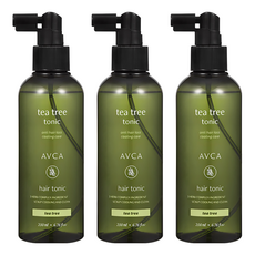 AVCA 頭皮護理強健髮根茶樹護髮液, 200ml, 3瓶