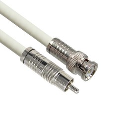 마하링크 RCA TO BNC 5C 동축 케이블 화이트, CP-1172, 1개