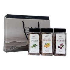 Leegojang food 3款低溫烘焙茶禮盒, 1組, 豆茶+薑茶+甜菜根茶