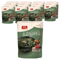 양반 소고기미역국, 460g, 12개