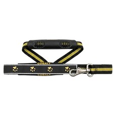 CrazyPAWS 瘋狂爪子 立體圖案寵物牽繩 毛爪子系列, 黑色, 1條