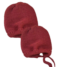 Tommy Shop 民族風針織防寒巴拉克拉瓦頭套, 紅色, 2個