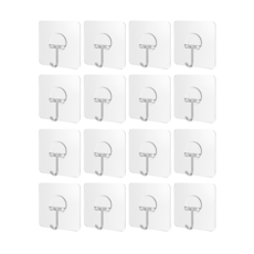 코멧 홈 강력 벽걸이 후크, 16개