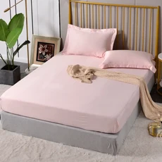 Betrise 貝翠絲 環保印染抗菌天絲素色刺繡歐式壓框薄被套, 雙人, 澄花靜開