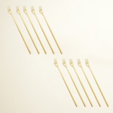 해모 윌리브 국산 304스텐 라르고2 티타늄 커트러리 티포크 중, 10개, 단품