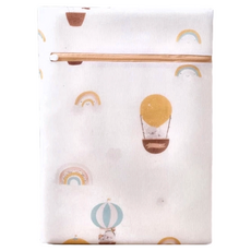 加厚細網氣球洗衣袋, 白色, 1組