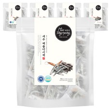 해통령 국물 내기 비법 새우 해물다시팩, 90g, 5개