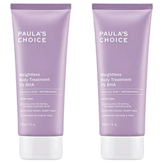 PAULA'S CHOICE 寶拉珍選 2%水楊酸身體乳, 去角質, 清爽保濕, 210ml, 2條