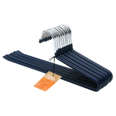 NATURE LIVING 防滑塗層1段褲掛 10入, 35cm長, 深藍色, 4組