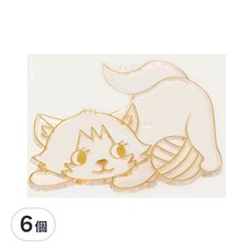 AMOS 阿摩司 壓克力模型版 貓和球 S83, 小款, 6個