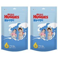 HUGGIES 好奇 游泳用防水褲型尿布, 第6階段, 6個