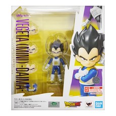 BANDAI 萬代 SHF 七龍珠 達爾 貝吉達 MINI DAIMA 可動公仔, 1個