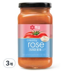 CJ BEKSUL 白雪 奶油粉紅義大利麵醬, 365g, 3個