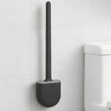 타이드코 심플한 변기솔 청소솔, 블랙, 1개