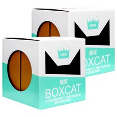 BOXCAT 國際貓家 強效除臭礦球貓砂 不易產生粉塵 吸水效果好 含日本單寧除臭精華配方, 13L, 10kg, 2盒, 除臭