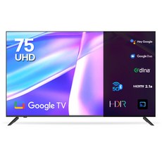 이노스 4K UHD HDR 구글 스마트 TV, 189cm(75인치), S7501KU, 무타공 벽걸이형(추가비용발생), 방문설치
