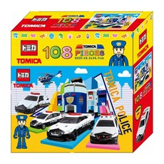 TOMICA 真可愛拼圖 K, 多美小汽車 多色, 1個, 108