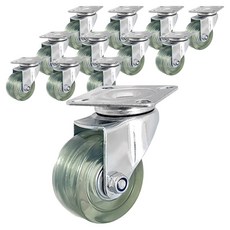 베어링 캐스터 우레탄 회전 바퀴, 12개