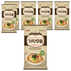 샘표 가락우동, 103g, 6개