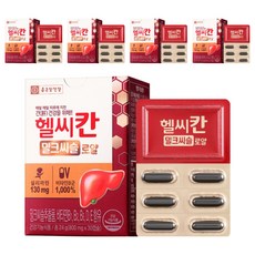 종근당건강 헬씨칸 밀크씨슬 로얄, 30정, 5개