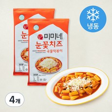 미미네 눈꽃치즈 국물떡볶이 (냉동), 620g, 4봉