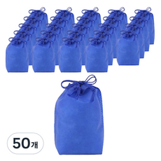 Inp 不織布防塵袋 15 x 20 cm, 藍色, 50個